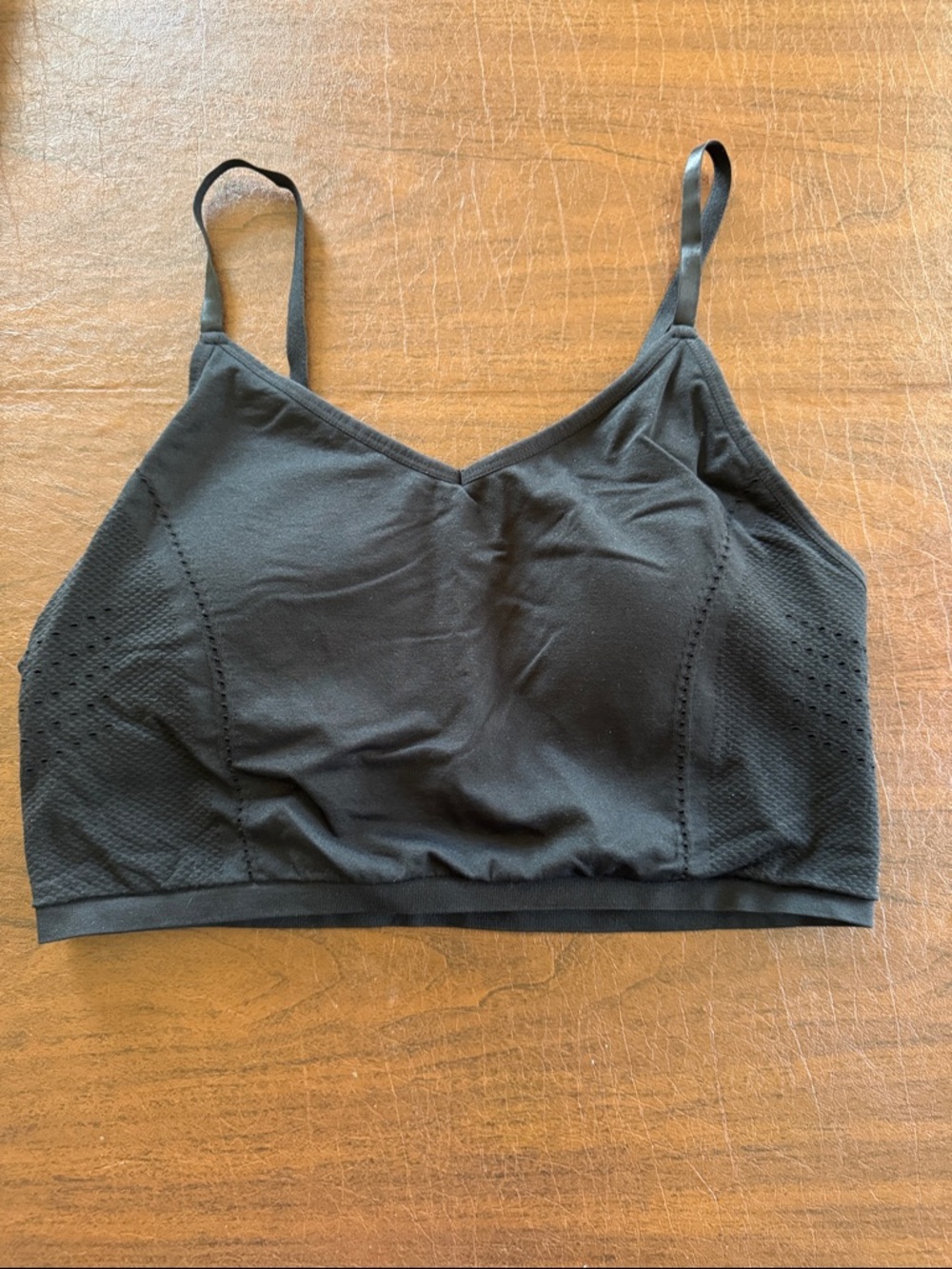 Fabletics Black Seamless Bralette